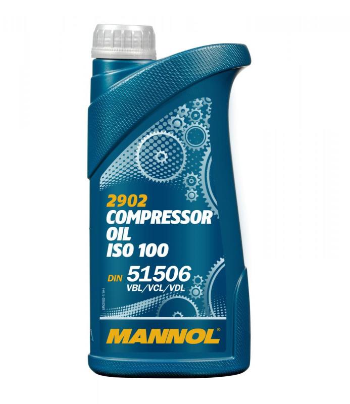 2902 MANNOL COMPRESSOR OIL ISO 100 1 л. Масло для воздушных компрессоров
