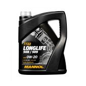 7722 MANNOL LONGLIFE 508/509 0W-20 5 л. Синтетическое моторное масло 0W20 