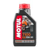 MOTUL 7100 4T 15W50 1 л. Синтетическое моторное масло 15W-50